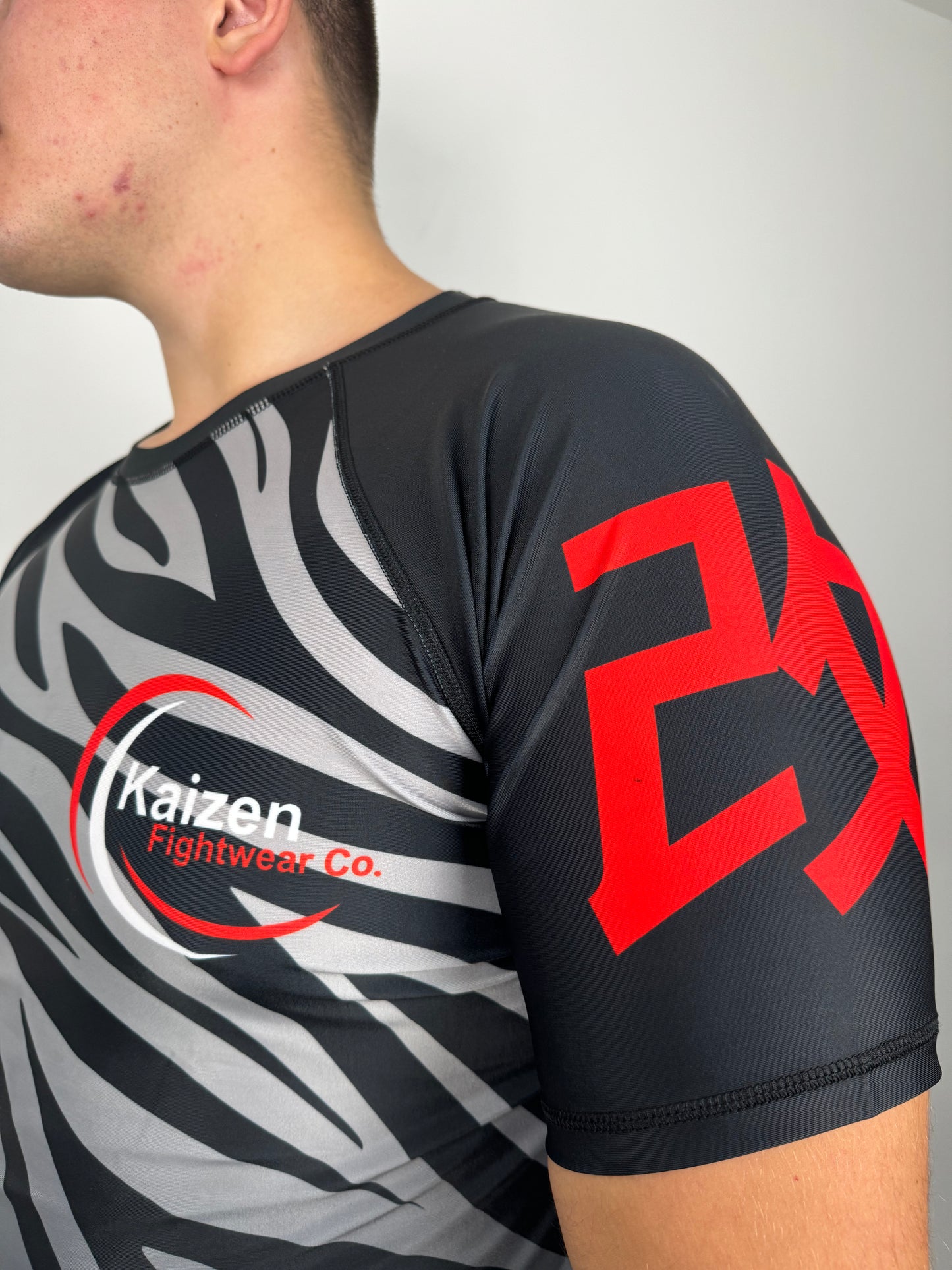 Zebra Strike Rash Guard